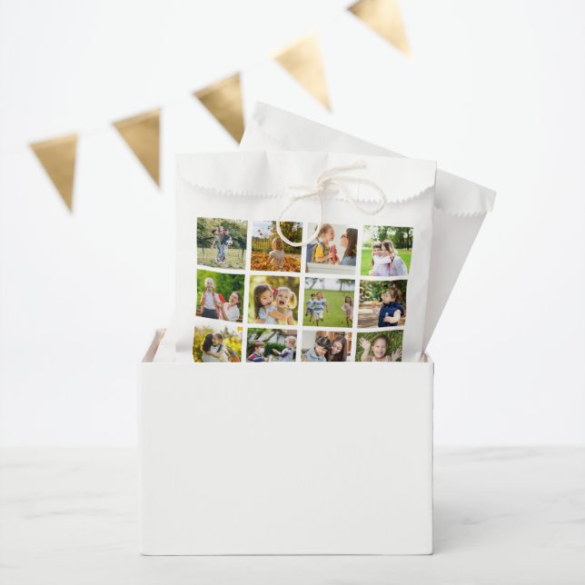 Memories in Motion: Customisable 16 Photo Collage Favour Bag (Party)