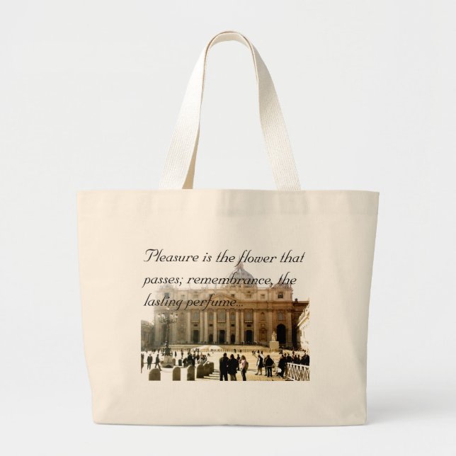 Memories Large Tote Bag (Front)