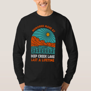 Memories Made at Creek Lake Last a Lifetime Saying T-Shirt