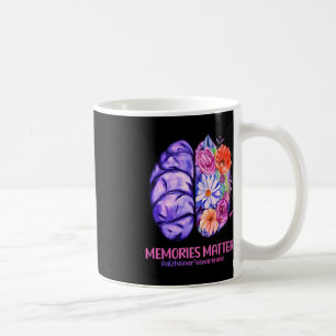Memories Matter Alzheimer Purple  Alzheimer's Awar Coffee Mug