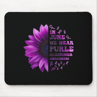 Memories Matter Alzheimer Purple Alzheimer's Awar Mouse Pad