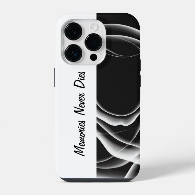 Memories Never Dies iPhone Case (Back)