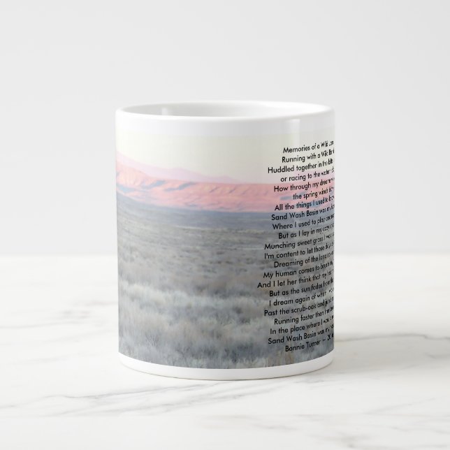 Memories of a Wild Land Large Coffee Mug (Front)