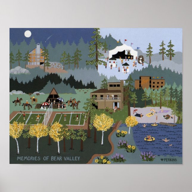 Memories of Bear Valley Print (Front)