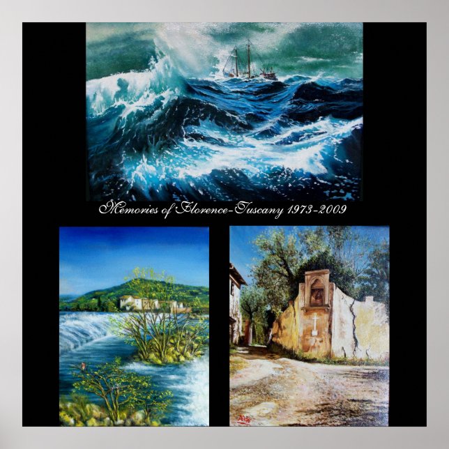 Memories of Florence-Tuscany Poster (Front)