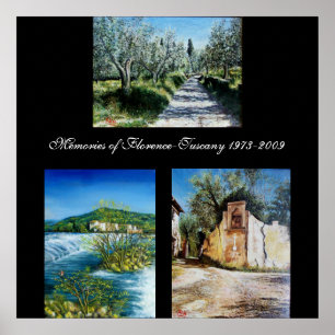Memories of Florence-Tuscany Poster