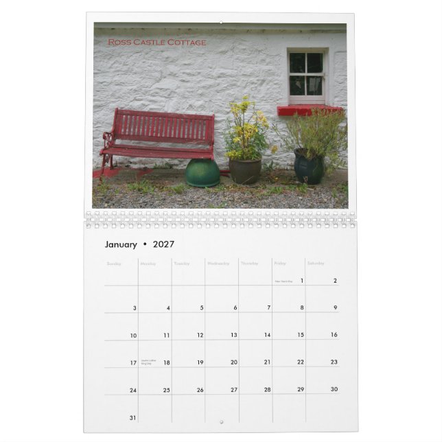 Memories of Ireland Calendar (Jan 2027)