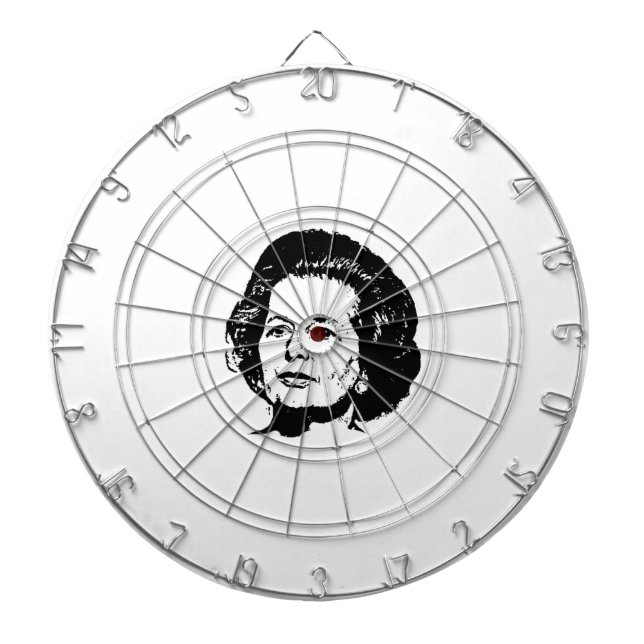Memories of Margaret Thatcher Dartboard (Front)