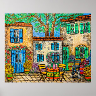 Memories of Provence Poster Print by Lisa Lorenz