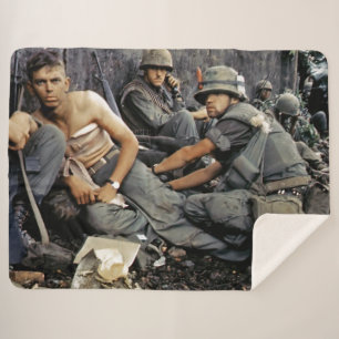 MEMORIES of VIETNAM Sherpa Blanket