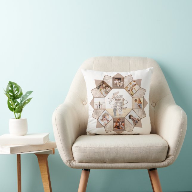 Memories Photo Collage Earth Tones ID1016 Cushion (Chair)