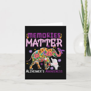 Memories Problem Elephant Heimerheimer Heimerheime Card
