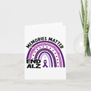 Memories Problem End Heimerheimer Heimer Awareness Card