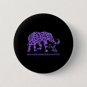Memories Problem Heimer Brain Awareness 6 Cm Round Badge
