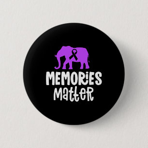 Memories Problem Heimerheimer Purple Ribbon Awaren 6 Cm Round Badge