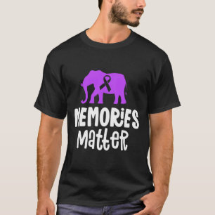 Memories Problem Heimerheimer Purple Ribbon Awaren T-Shirt