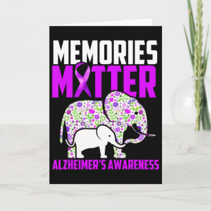 Memories Problem Heimerheimer´s Awareness Elephant Card