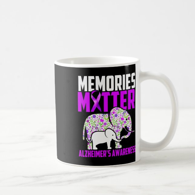 Memories Problem Heimerheimer´s Awareness Elephant Coffee Mug (Right)