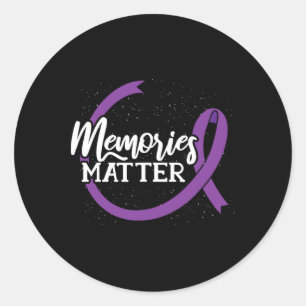 Memories Problem - Heimerheimer’s Awareness - Nati Classic Round Sticker