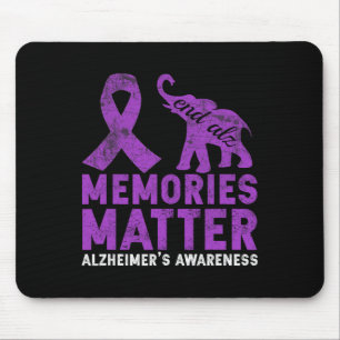 Memories Problem Heimerheimer Shirt - Purple Eleph Mouse Pad