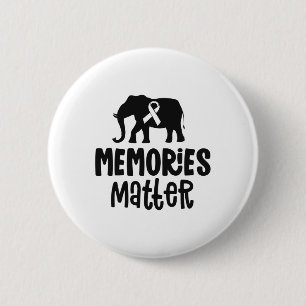 Memories Problem Heimerheimer Shirt Purple Ribbon 6 Cm Round Badge