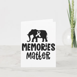 Memories Problem Heimerheimer Shirt Purple Ribbon Card