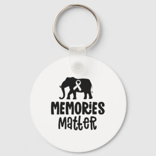 Memories Problem Heimerheimer Shirt Purple Ribbon Key Ring