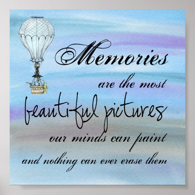 Memories - Quote Poster (Front)