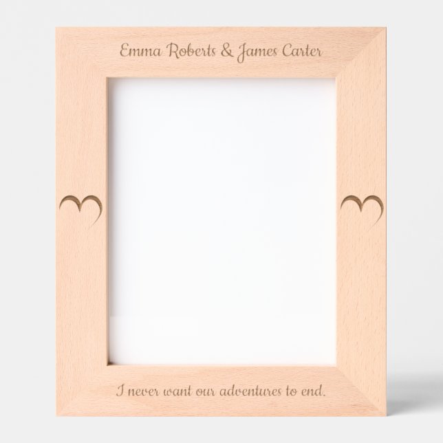 Memories With You Couples Engraved Frame (Front)