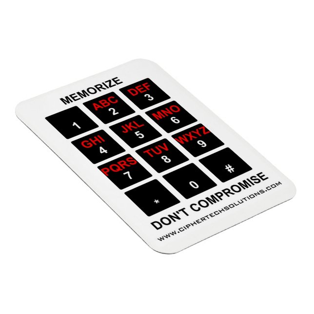 Memorise Don’t Compromise Magnet (Right Side)