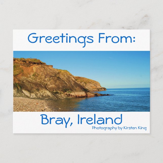 memory 1 187, Bray, Ireland, Greetings From:, P... Postcard (Front)