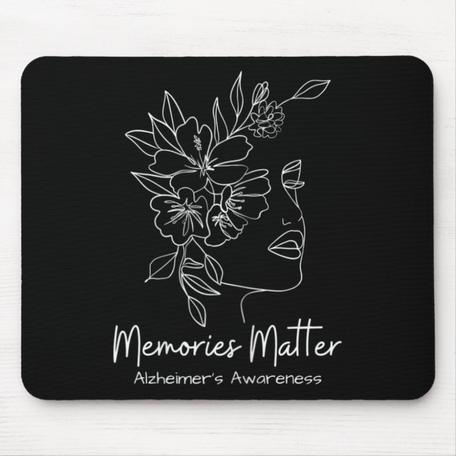 Memory Care Gift I Can't Remember You But Know I L Mouse Pad (Front)