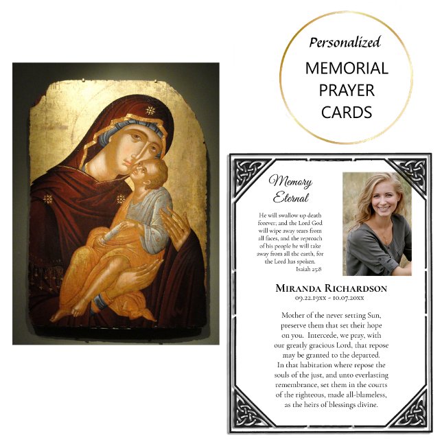 Memory Eternal Orthodox Funeral Prayer Card        (Creator Uploaded)