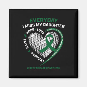 Memory Gift Miss My Daughter Kidney Disease Awaren Magnet