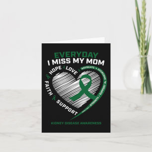 Memory Gifts Miss My Mum Kidney Disease Awareness Card