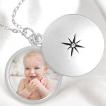 Memory Keeper Personalised Photo Locket Necklace<br><div class="desc">Mother,  grandmother,  aunt or other family member or friend will appreciate this special locket with a photo of someone special inside. Insert your photo into the template to replace the sample photo shown here for a truly special gift.</div>