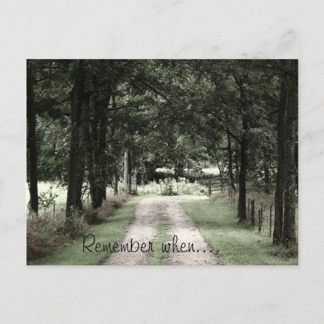 Memory lane postcard (Front)