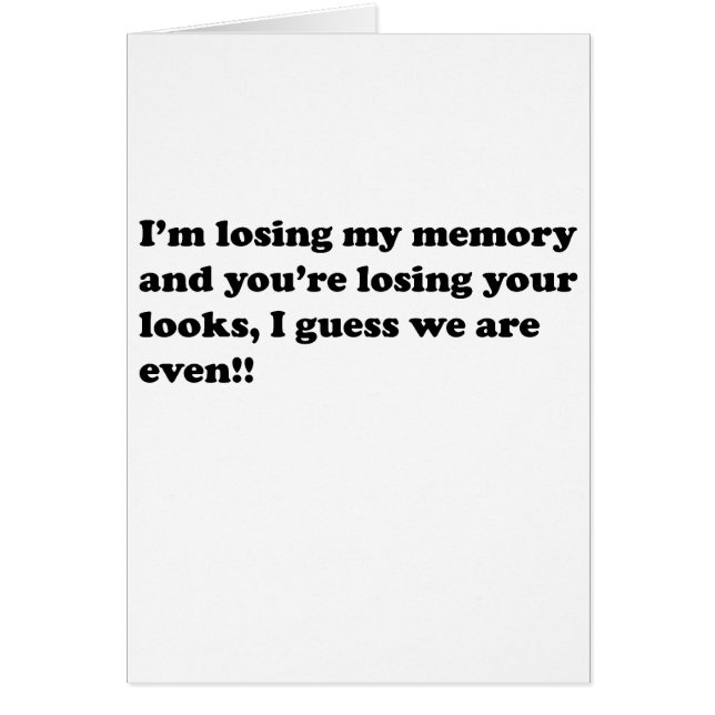 memory loss (Front)