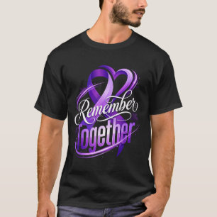 Memory loss alzheimer awareness month remember T-Shirt