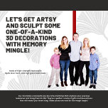 Memory Mingle 3D Mobile Masterpiece Ornament Photo Sculpture Decoration<br><div class="desc">Step into the extraordinary with our Photo Cut-Out 3D Mobile Ornament – a breathtaking experience for your most cherished memories! This isn't just an ornament; it's a masterpiece that seamlessly blends cut-out photography with the grace of a mobile display. Crafted for awe, each ornament brings your photos to life with...</div>
