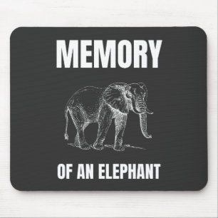 Memory of an Elephant Mouse Pad