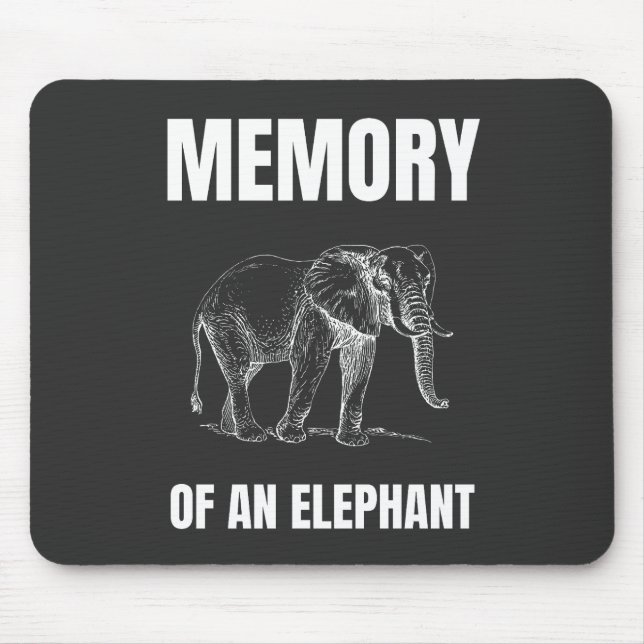 Memory of an Elephant Mouse Pad (Front)