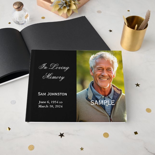Memory Of     Guest Book (Front Open)