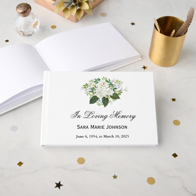 Memory Of     Guest Book (Front Open)