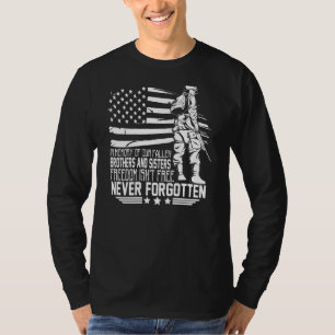 Memory of Our Fallen Brothers and Sisters Veterans T-Shirt