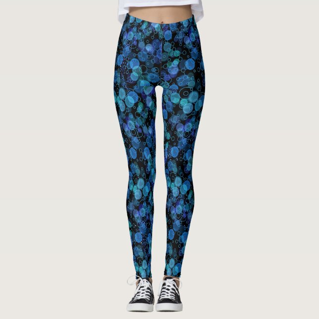 Memory of Stars Black BG Leggings (Front)
