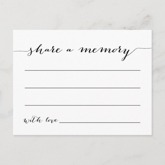 Memory Postcard (Front)