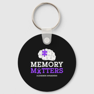 Memory Problems Heimer Purple Ribbon Heimerheimer Key Ring