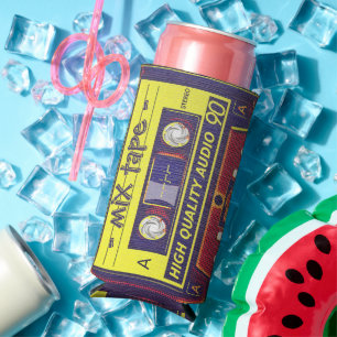 Memory Tape Seltzer Can Cooler