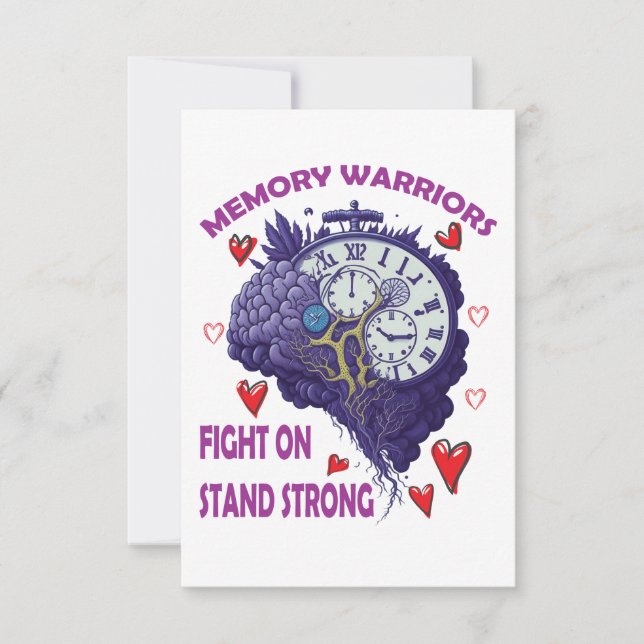 Memory Warriors: Fight On, Stand Strong Card (Front)